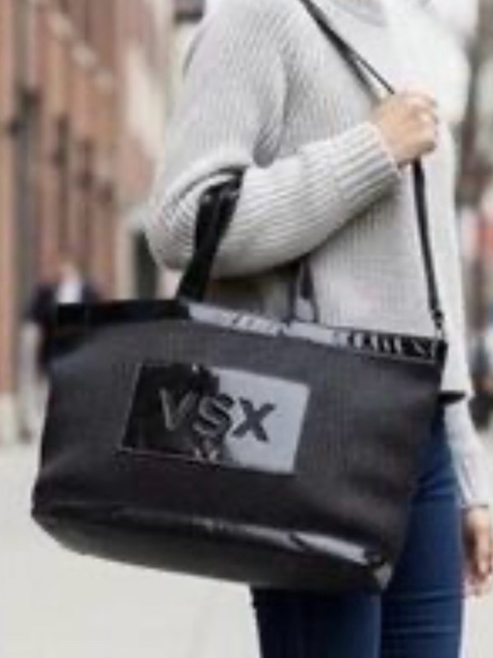 NWT Victoria Secret ‘VSX’ Textured Tote Bag